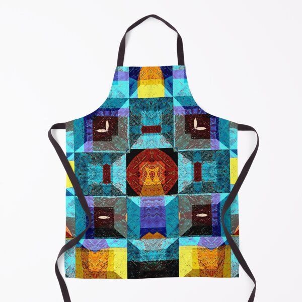 Item preview,  POWERFUL LUMINOUS RADIAL COSMIC LABYRINTH PATCHWORK -  SPIRITUAL AWAKENING CUBIC GEOMETRIC ART PATTERN IN DEEP* designed and sold by Ralek.