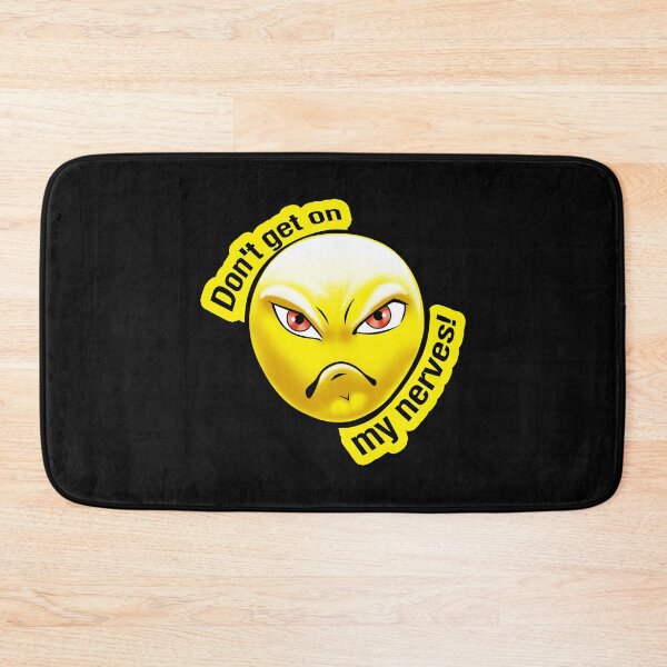 Item preview, Angry Emoji Face Don't Get On My Nerves designed and sold by Digi Artworks Store.