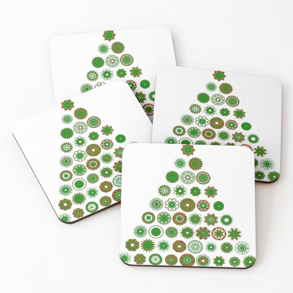 Item preview, Festive grande tree set unique design W9.2 designed and sold by fishpressink.