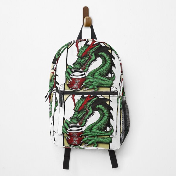 Item preview, Japanese art of a green dragon drinking wine. designed and sold by tiemistico.