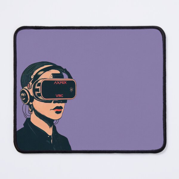 Item preview, cyberpunk woman wear headphone designed and sold by Sparrow  Creative Studio.