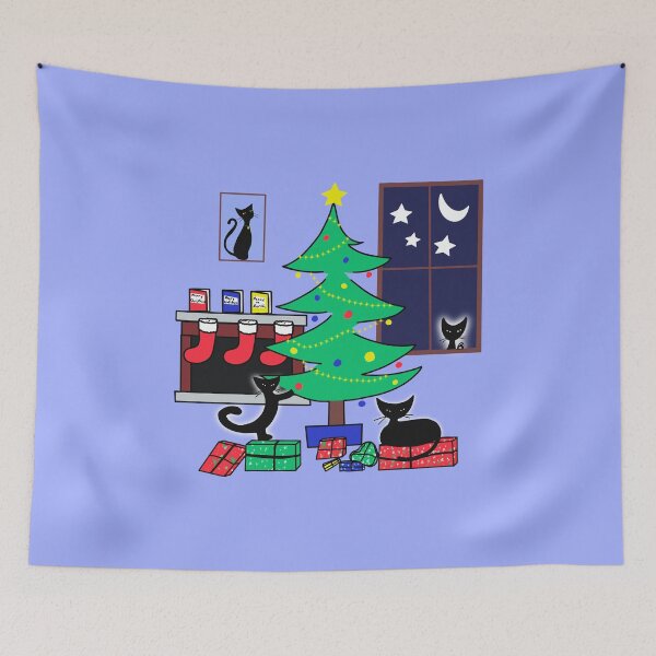 Item preview, Atomic Cat Christmas! designed and sold by bramblewood56.