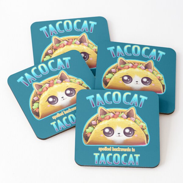 Aperçu de l'œuvre Le Palindrome de TacoCat créée et vendue par Heather Land.