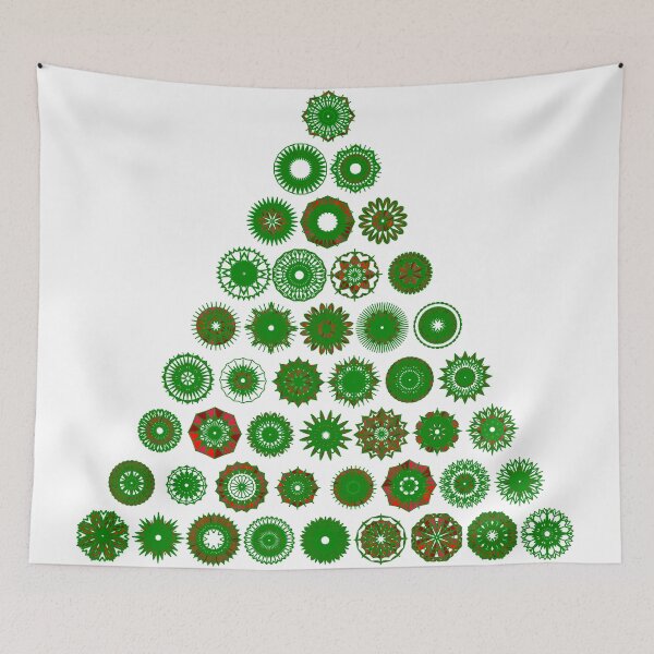 Item preview, Festive grande tree set unique design W9.4 designed and sold by fishpressink.