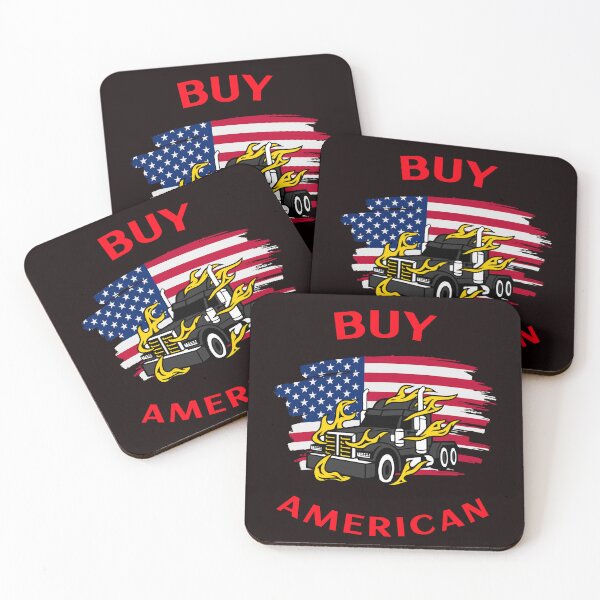 Item preview, American Trucker, Buy American BlkR designed and sold by TeamsterLife.