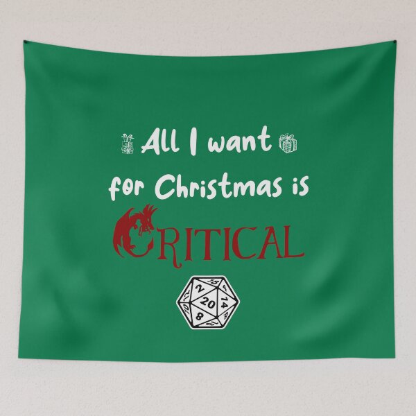 Item preview, All i want for Christmas is CRITICAL designed and sold by Taki93.