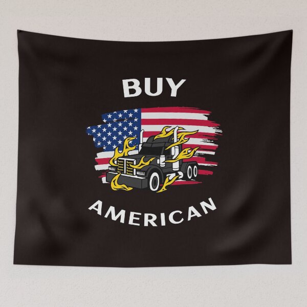 Artikelvorschau, American Trucker, Kaufen Sie American BlkW entworfen und verkauft von TeamsterLife.