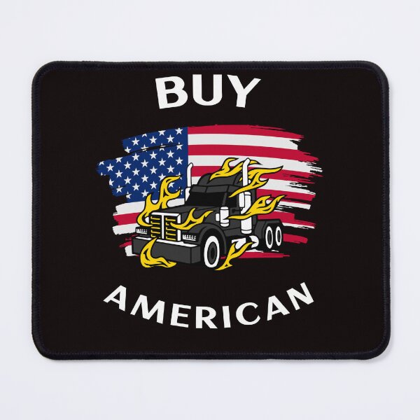 Item preview, American Trucker, Buy American BlkW designed and sold by TeamsterLife.