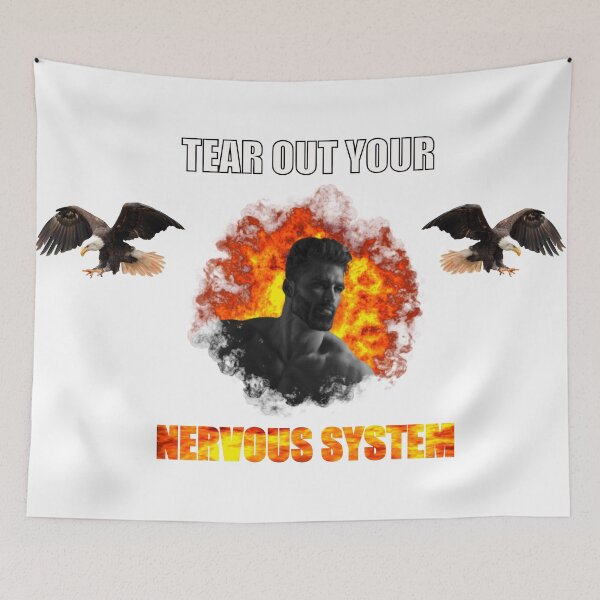 Item preview, Tear Out Your Nervous System Meme designed and sold by jcdeegs123.