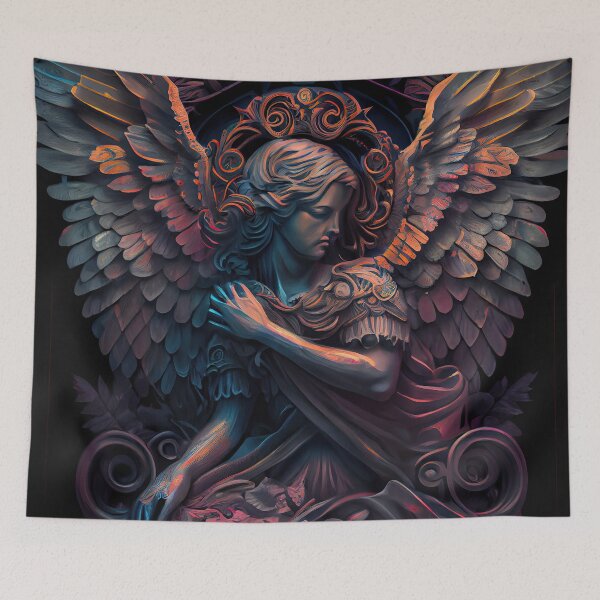 Item preview, Archangel Raphael Illustration designed and sold by OccultDreams.