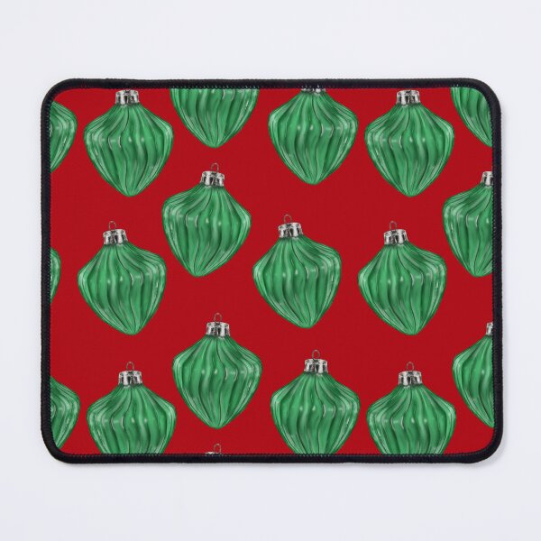 Item preview, Green Glass Ornaments - Red designed and sold by HB Loves Crafts.