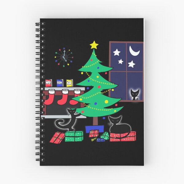 Item preview, Copy of Clock Copy of Atomic Cat Christmas! designed and sold by bramblewood56.