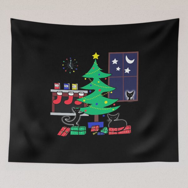 Item preview, Copy of Clock Copy of Atomic Cat Christmas! designed and sold by bramblewood56.