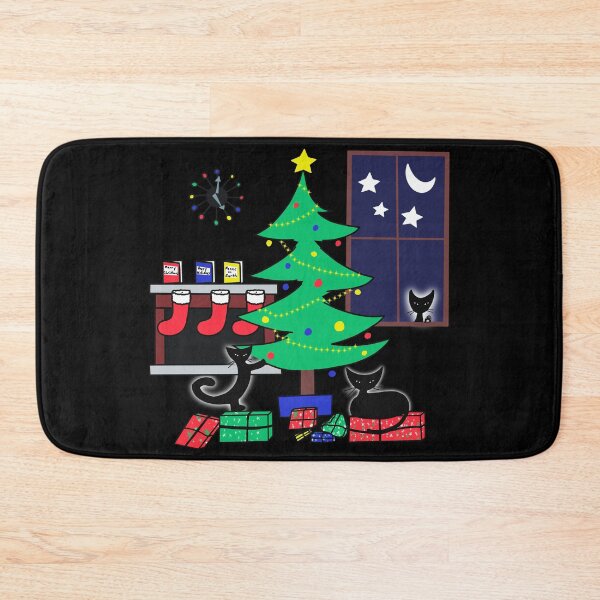 Item preview, Copy of Clock Copy of Atomic Cat Christmas! designed and sold by bramblewood56.