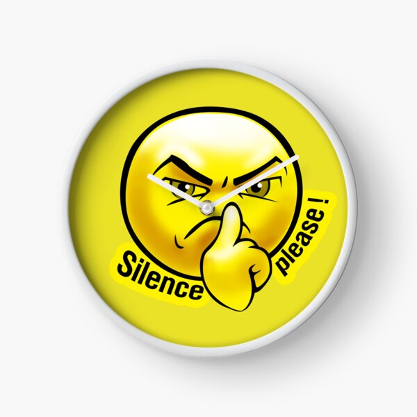Item preview, Emoji Sad Face - Silence Please designed and sold by Digi Artworks Store.
