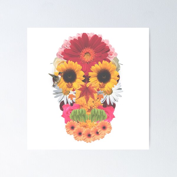 Artikelvorschau, Calavera Blumen entworfen und verkauft von victorstudioart.