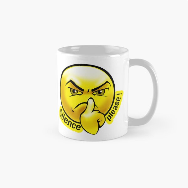 Item preview, Emoji Sad Face - Silence Please designed and sold by Digi Artworks Store.