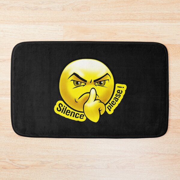 Item preview, Emoji Sad Face - Silence Please designed and sold by Digi Artworks Store.
