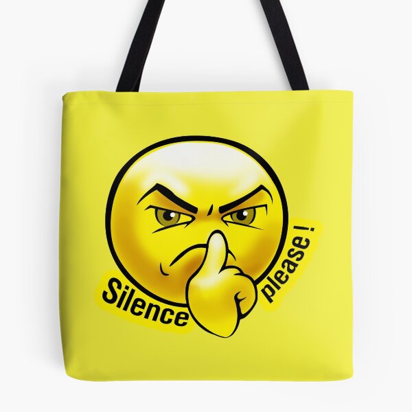Item preview, Emoji Sad Face - Silence Please designed and sold by Digi Artworks Store.