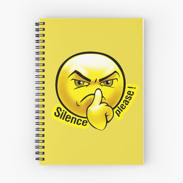 Item preview, Emoji Sad Face - Silence Please designed and sold by Digi Artworks Store.