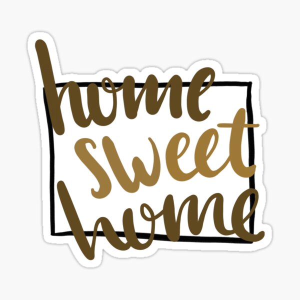 Item preview, Home Sweet Home Wyoming designed and sold by arielmacon.