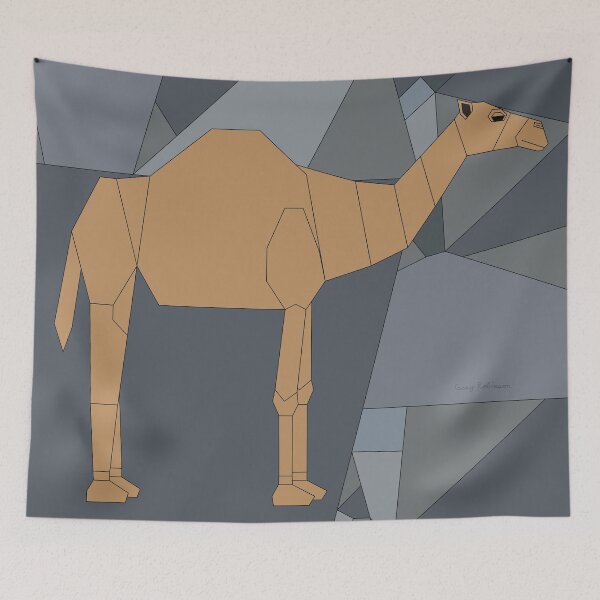 Item preview, Geometric Camel designed and sold by Caseymakesart.