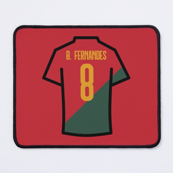 Item preview, Fernandes #8 POR Red Green 22 Football Jersey designed and sold by Millustgfx.