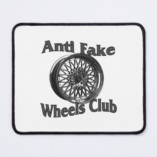 Item preview, Anti Fake Car Wheel Club designed and sold by FastLaneFits.