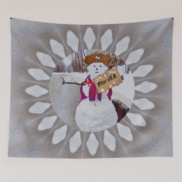 Item preview, Snowman Hitchhiker To Florida designed and sold by kristalcurt.