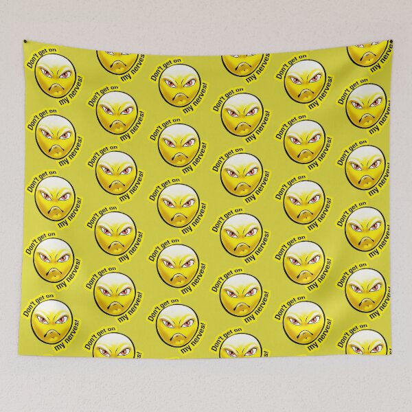 Item preview, Angry Emoji Face Don't Get On My Nerves designed and sold by Digi Artworks Store.