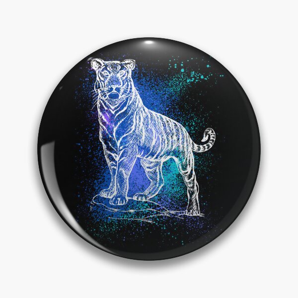 Item preview, tiger fading from blue to white designed and sold by DFL-store.