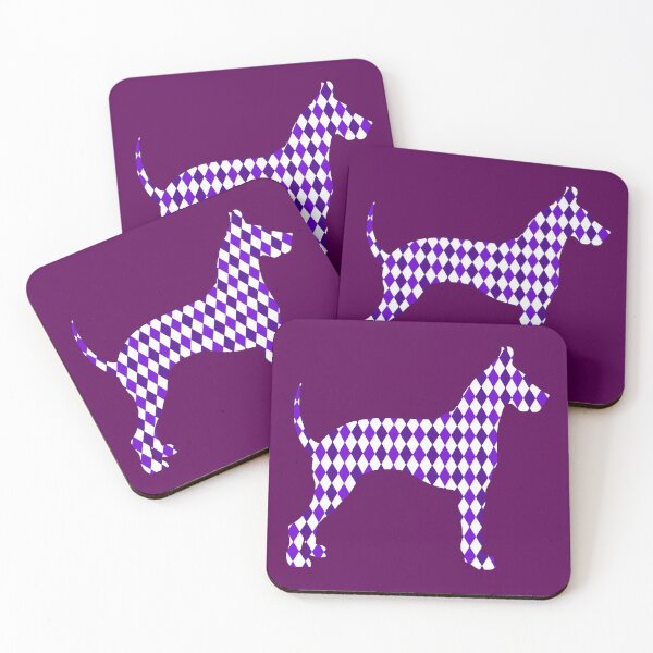 Item preview, Purple Harlequin Great Dane Silhouette designed and sold by Deborah Camp.