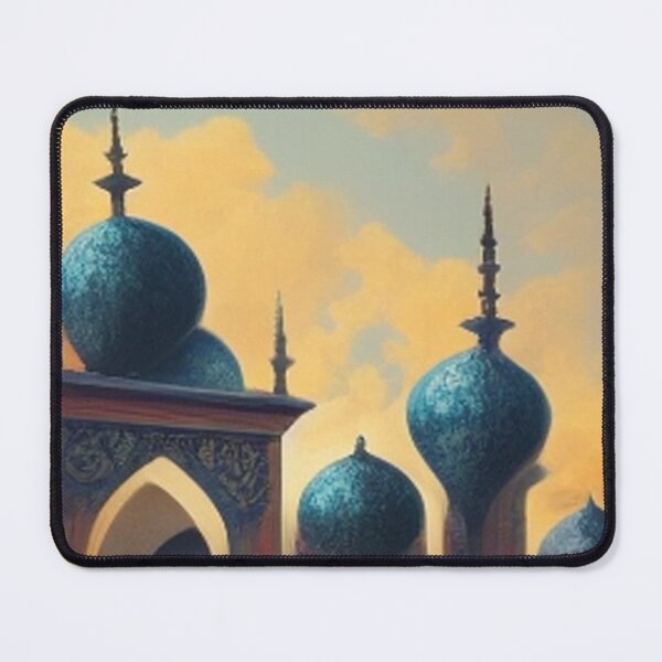 Item preview, Painting of Al-Hamra Palace /castle and ancient Arab Islamic architecture designed and sold by MaissaArt.