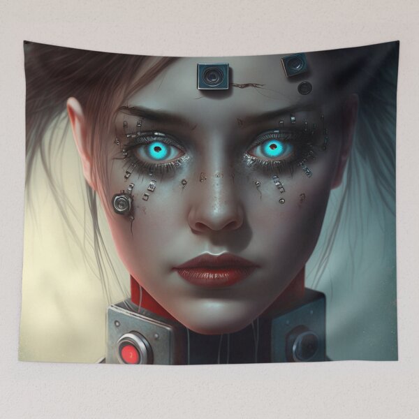 Item preview, Hardwired Woman -- AI Art designed and sold by VoidXedis.