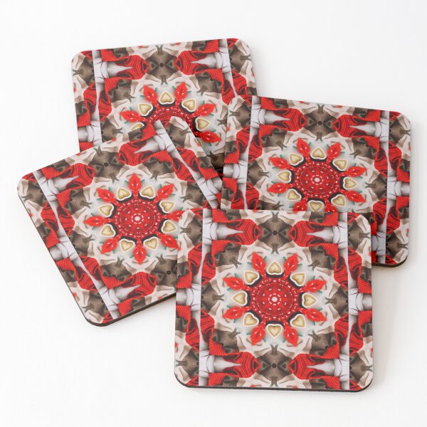 Item preview, Red Christmas Cozy Coffee Cappuccino Milk Foam Pattern No4 designed and sold by Atomura.