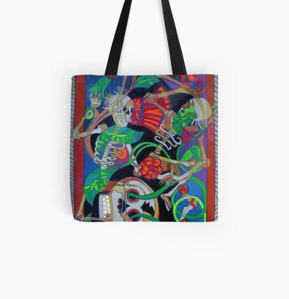 Exit Stage Left All Over Print Tote Bag