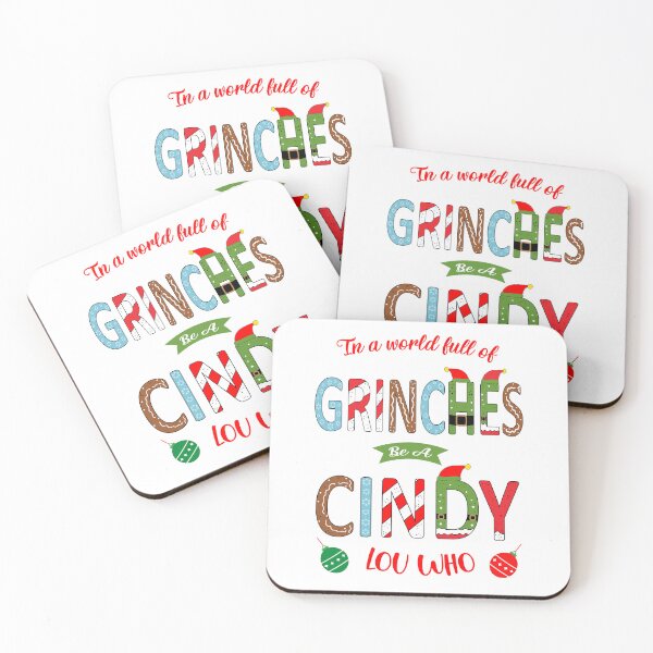 Item preview,  Funny Christmas, In A World Full Of Grinches Be A Cindy Lou Who designed and sold by Hottshirtdesign.