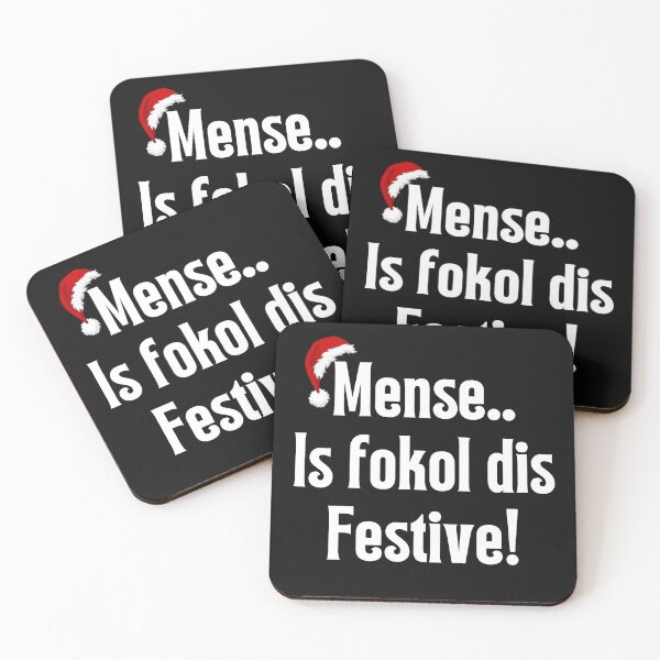 Item preview, Mense, is fokol dis festive, funny South African Afrikaans Christmas designed and sold by Huesoffun.