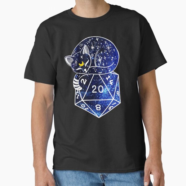 Item preview, D20 CAT: Starry dnd dice  designed and sold by DungeonAtelier.