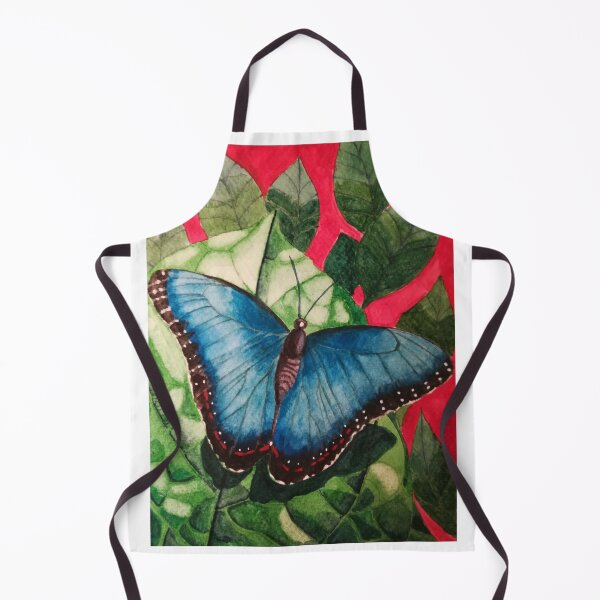 Item preview, Blue morpho butterfly watercolour painting designed and sold by esvb.