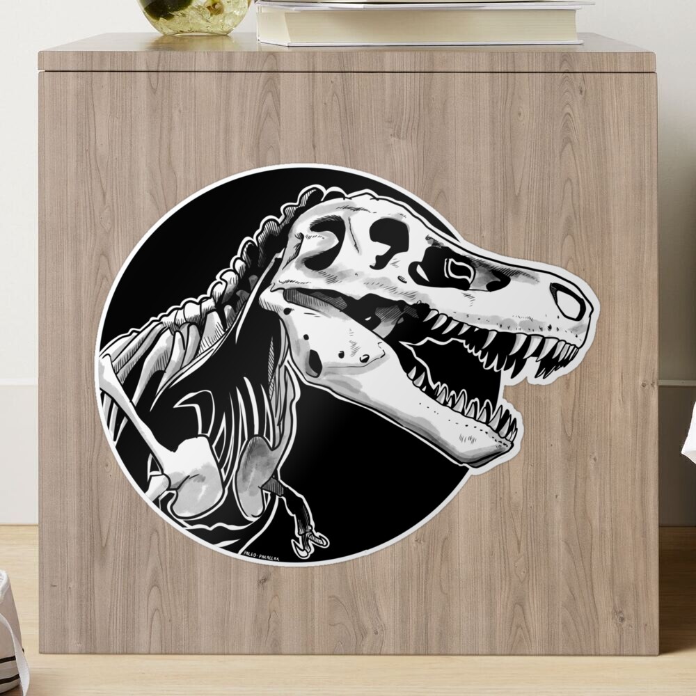 Vinil decorativo esqueleto T-Rex - TenStickers