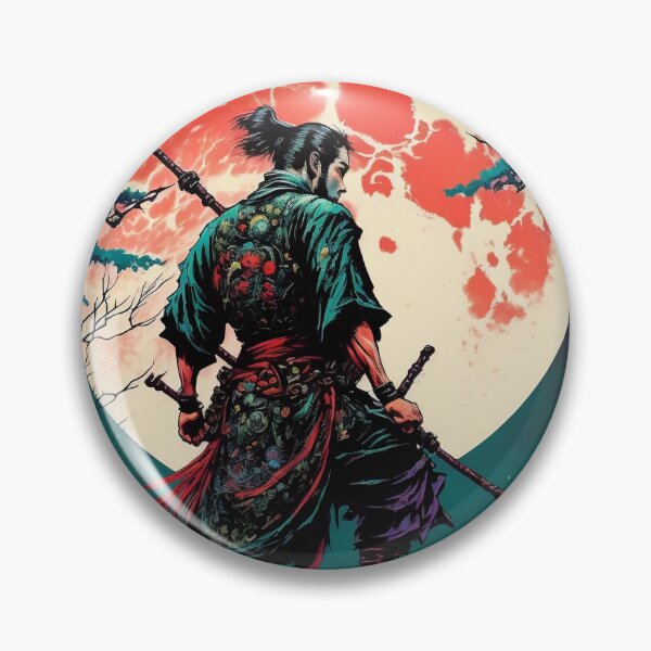 Item preview, Samurai on a Cliff designed and sold by JigglePeek.