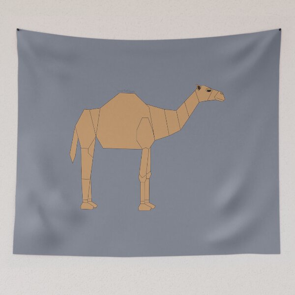 Item preview, Geometric Camel without background designed and sold by Caseymakesart.