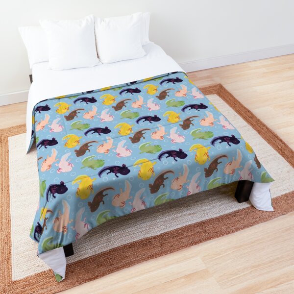 Axolotl Pattern Comforter