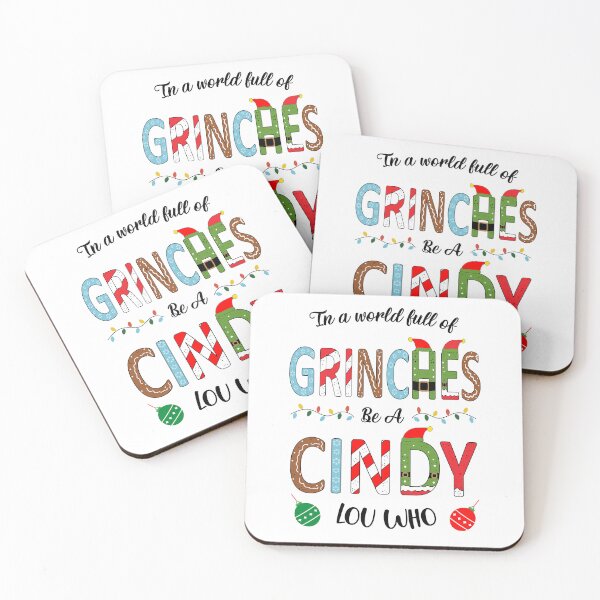 Item preview,  Funny Christmas, In A World Full Of Grinches Be A Cindy Lou Who designed and sold by Hottshirtdesign.
