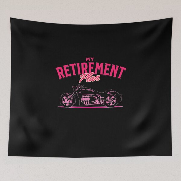 Item preview, My Retirement Plan Motorcycle Rider Retired Biker Retire Bikers Mood Goals Racer designed and sold by CarantinedChaos.