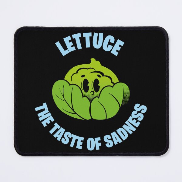 Item preview, Lettuce The Taste Of Sadness, vegan designed and sold by retrippy.