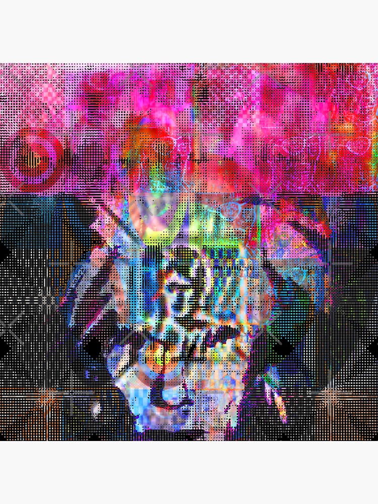 quot WARHOL MIX 2 quot Sticker for Sale by Davidbowieart Redbubble