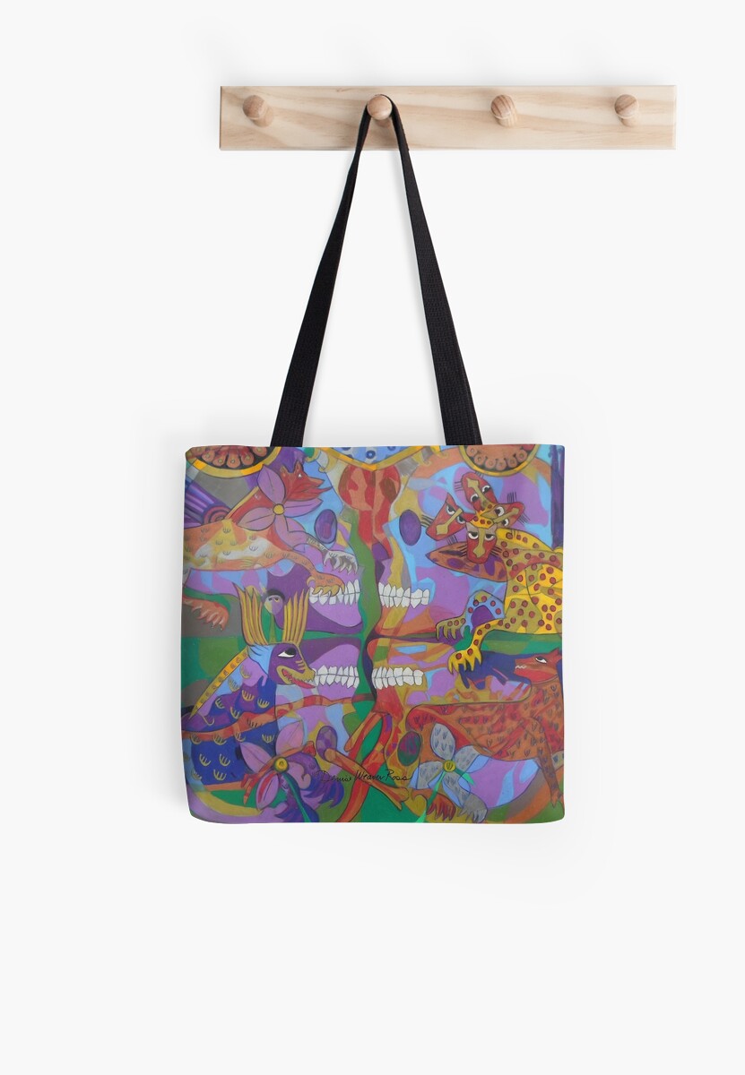 shop around the corner tote bag