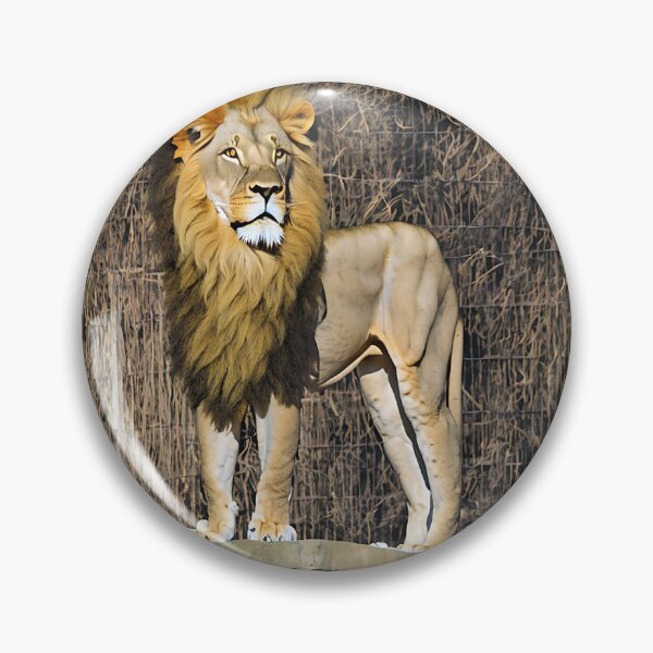 Item preview, Lion Standing on stone bridge  designed and sold by David-Howells.